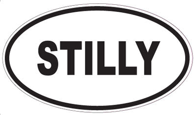 STILLY - Oval Sticker