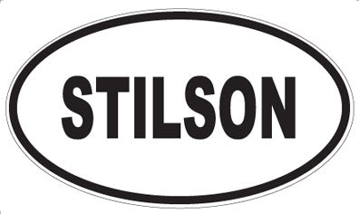 STILSON - Oval Sticker