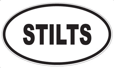 STILTS - Oval Magnet