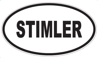 STIMLER - Oval Sticker