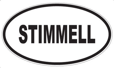 STIMMELL - Oval Magnet