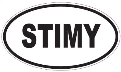 STIMY - Oval Sticker