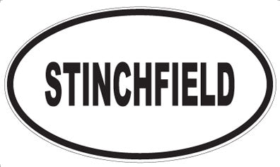 STINCHFIELD - Oval Sticker