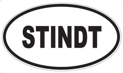 STINDT - Oval Magnet