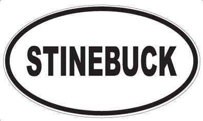 STINEBUCK - Oval Magnet