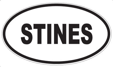STINES - Oval Magnet