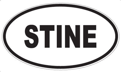 STINE - Oval Magnet