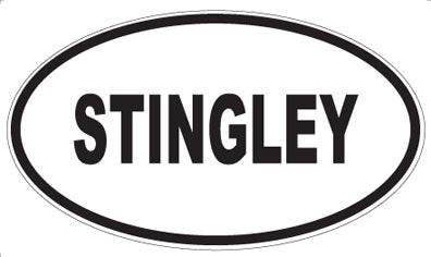 STINGLEY - Oval Magnet