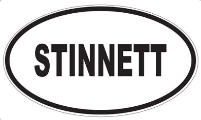 STINNETT - Oval Magnet