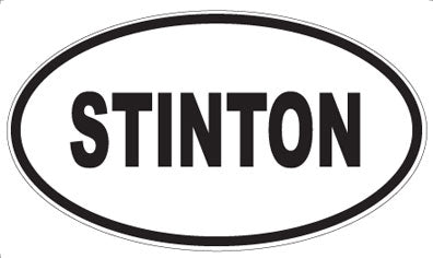 STINTON - Oval Magnet
