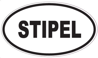 STIPEL - Oval Sticker