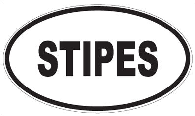 STIPES - Oval Magnet
