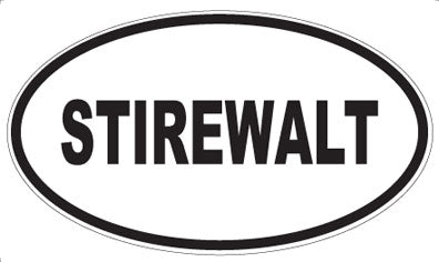 STIREWALT - Oval Magnet