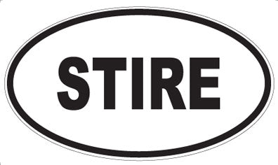 STIRE - Oval Magnet