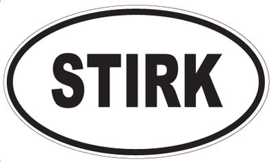 STIRK - Oval Magnet