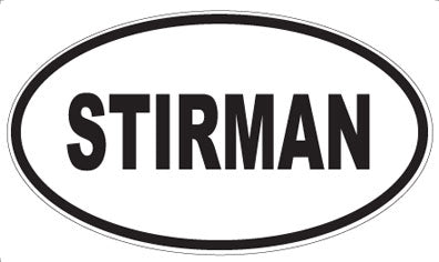STIRMAN - Oval Magnet