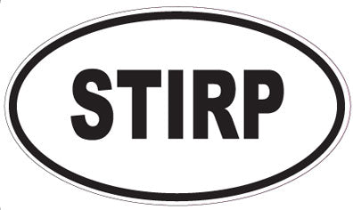 STIRP - Oval Sticker
