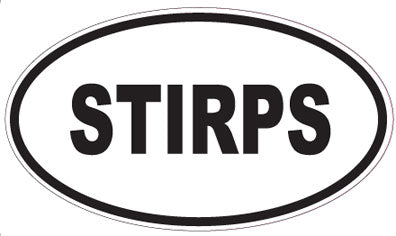 STIRPS - Oval Sticker