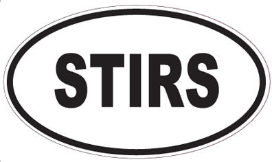 STIRS - Oval Magnet