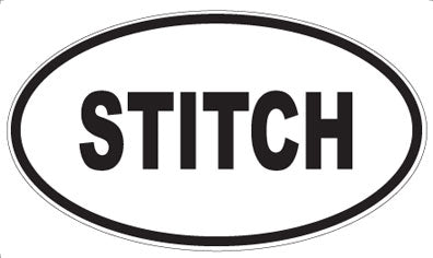 STITCH - Oval Magnet