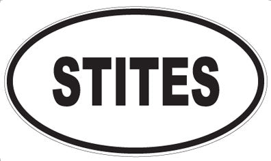 STITES - Oval Sticker