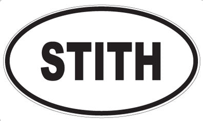 STITH - Oval Sticker