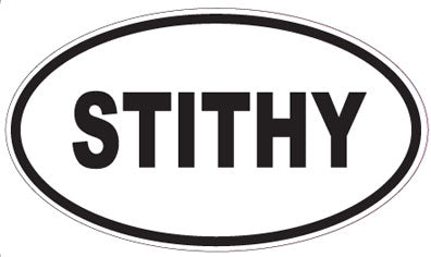 STITHY - Oval Sticker