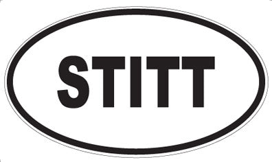 STITT - Oval Sticker
