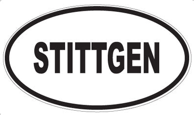 STITTGEN - Oval Sticker