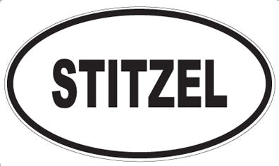STITZEL - Oval Magnet