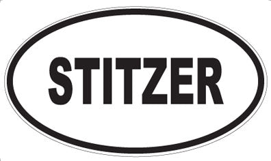 STITZER - Oval Magnet