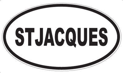 STJACQUES - Oval Sticker