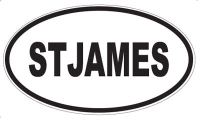 STJAMES - Oval Magnet