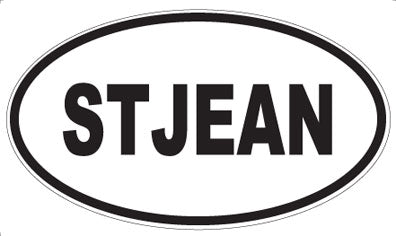 STJEAN - Oval Sticker