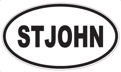 STJOHN - Oval Magnet