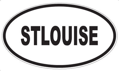 STLOUISE - Oval Magnet