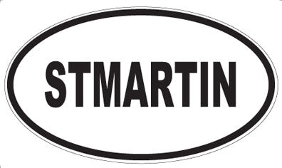 STMARTIN - Oval Sticker