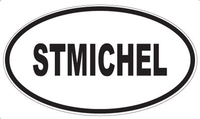STMICHEL - Oval Sticker
