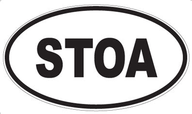 STOA - Oval Sticker
