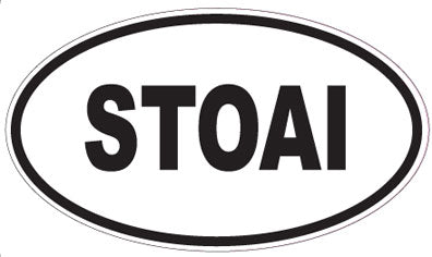 STOAI - Oval Sticker