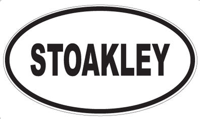 STOAKLEY - Oval Magnet