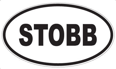 STOBB - Oval Sticker