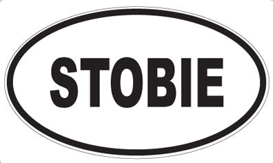 STOBIE - Oval Magnet