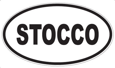 STOCCO - Oval Sticker