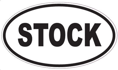 STOCK - Oval Sticker