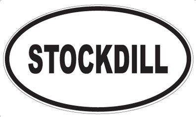STOCKDILL - Oval Sticker