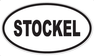 STOCKEL - Oval Sticker