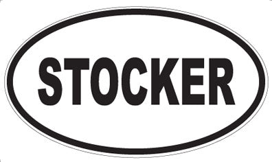 STOCKER - Oval Magnet