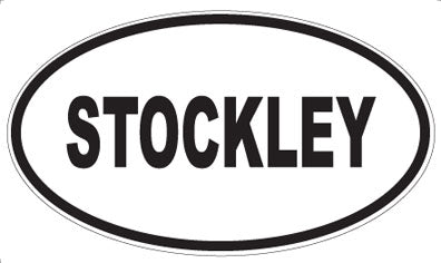 STOCKLEY - Oval Magnet