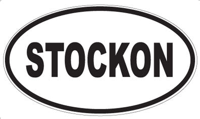 STOCKON - Oval Sticker